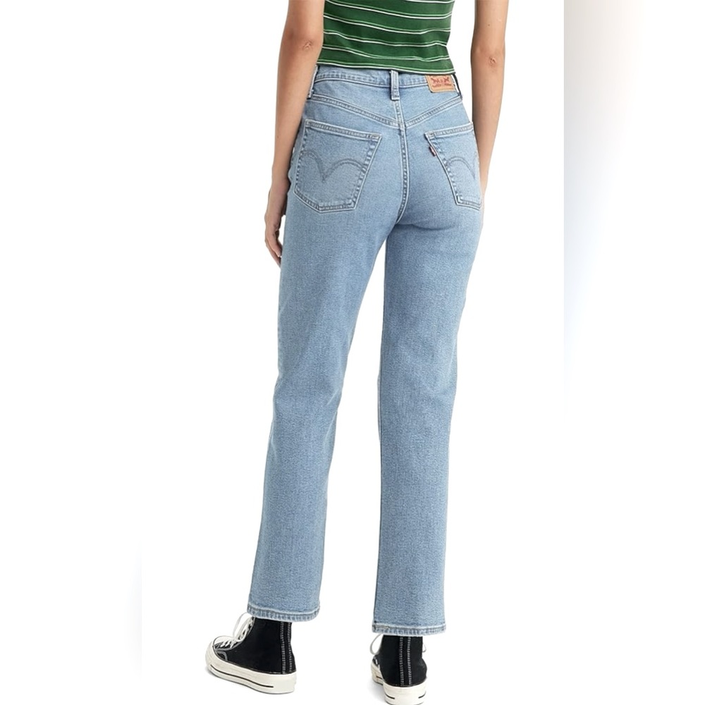 Levi’s Ribcage straight ankle jeans